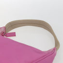 PRADA Hand Pouch Nylon Pink Auth 170906-8