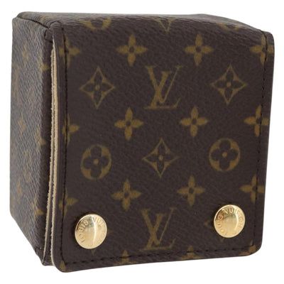 LOUIS VUITTON Monogram Jewelry case Jewelry Box LV Auth 170910