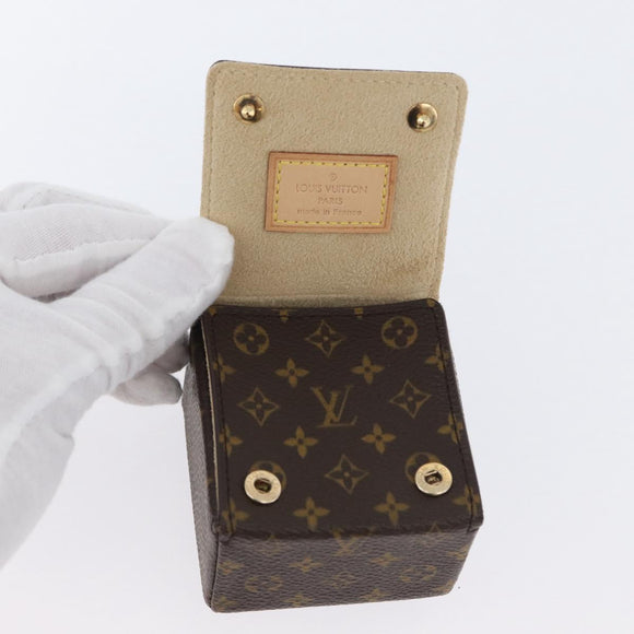 LOUIS VUITTON Monogram Jewelry case Jewelry Box LV Auth 170910