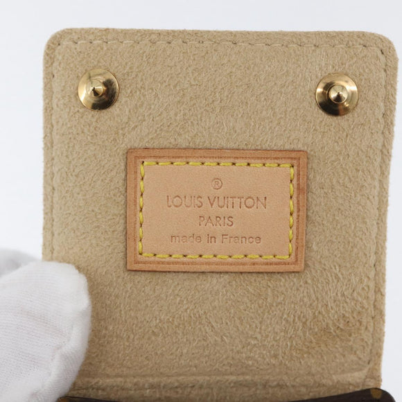 LOUIS VUITTON Monogram Jewelry case Jewelry Box LV Auth 170910