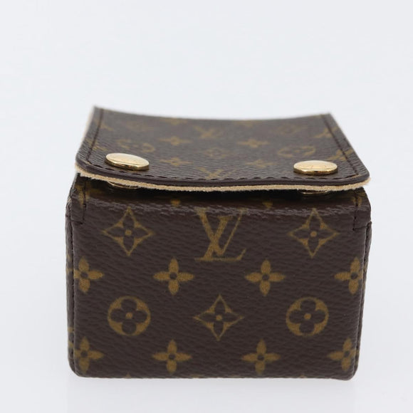 LOUIS VUITTON Monogram Jewelry case Jewelry Box LV Auth 170910