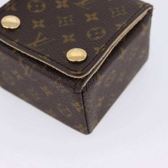 LOUIS VUITTON Monogram Jewelry case Jewelry Box LV Auth 170910