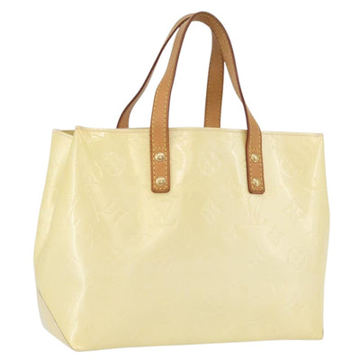 LOUIS VUITTON Monogram Vernis Reade PM Hand Bag Perle M91336 LV Auth 170913
