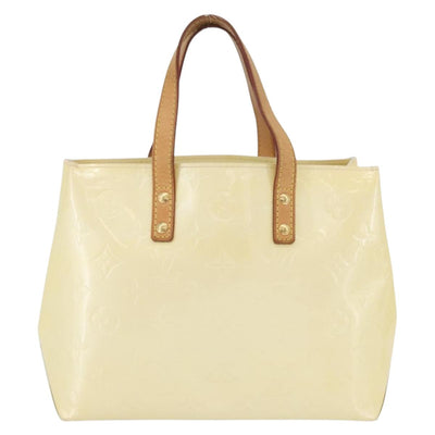 LOUIS VUITTON Monogram Vernis Reade PM Hand Bag Perle M91336 LV Auth 170913 - 0