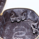 CHANEL Matelasse Vanity Handtas Lamshuid Donkerbruin Goudkleurig CC Geauthenticeerd 170916-19