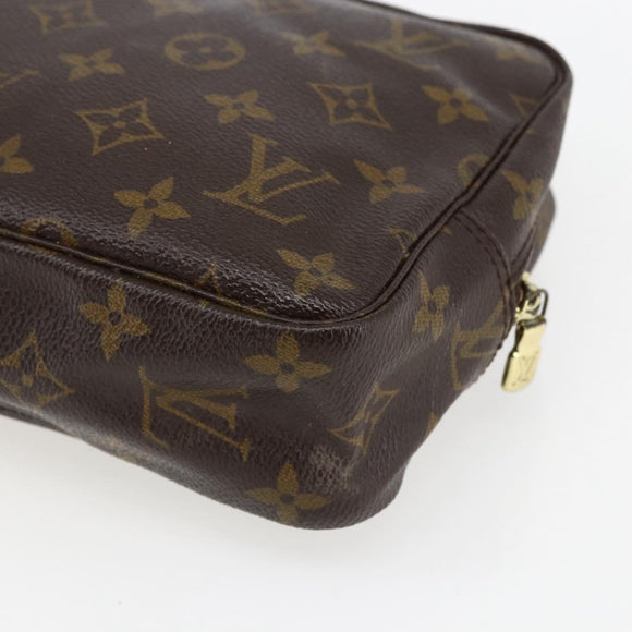 LOUIS VUITTON Monogram Trousse Toilette 23 Clutch Bag M47524 LV Auth 170917