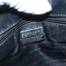 BURBERRY Nova Check Handtasche PVC Beige Silber Auth 170920-17