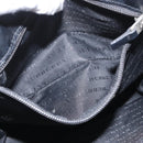 BURBERRY Nova Check Handtasche PVC Beige Silber Auth 170920-21