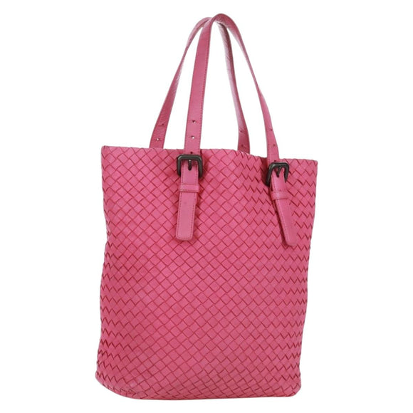 BOTTEGA VENETA INTRECCIATO Handtasche Leder Pink Auth 170925V