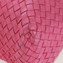 BOTTEGA VENETA INTRECCIATO Handtasche Leder Pink Auth 170925V-15
