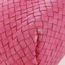 BOTTEGA VENETA INTRECCIATO Handtasche Leder Pink Auth 170925V-17