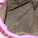 BOTTEGA VENETA INTRECCIATO Handtasche Leder Pink Auth 170925V-10