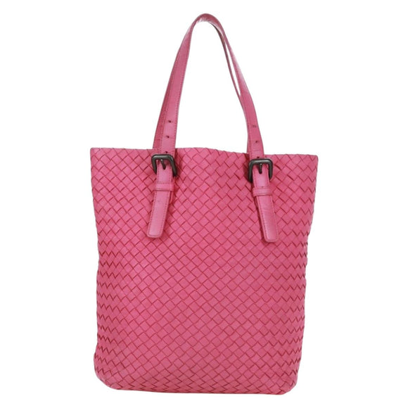 BOTTEGA VENETA INTRECCIATO Handtasche Leder Pink Auth 170925V