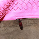BOTTEGA VENETA INTRECCIATO Handtasche Leder Pink Auth 170925V-22