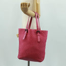 BOTTEGA VENETA INTRECCIATO Handtasche Leder Pink Auth 170925V-24