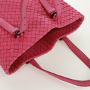 BOTTEGA VENETA INTRECCIATO Handtasche Leder Pink Auth 170925V-6