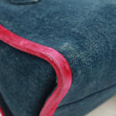 Miu Miu Schoudertas met ketting denim 2-weg blauw Auth 170929V-20