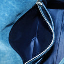 Miu Miu Schoudertas met ketting denim 2-weg blauw Auth 170929V-28
