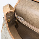 Christian Dior Honeycomb Canvas Shoulder Bag PVC Beige Gold Auth 170932-19