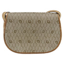 Christian Dior Honeycomb Canvas Shoulder Bag PVC Beige Gold Auth 170932-3