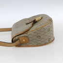 Christian Dior Honeycomb Canvas Shoulder Bag PVC Beige Gold Auth 170932-4