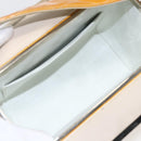 CHANEL Matelasse Vanity Box Patent leather Yellow Silver CC Auth 170933-11