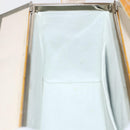 CHANEL Matelasse Vanity Box Patent leather Yellow Silver CC Auth 170933-19