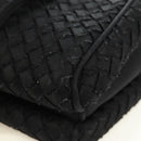 BOTTEGA VENETA INTRECCIATO Kettingschoudertas Zwart Auth 170936V-14