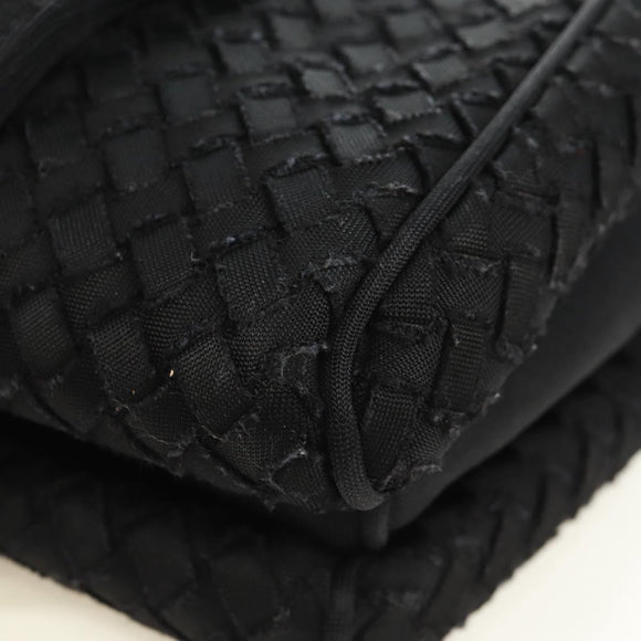 BOTTEGA VENETA INTRECCIATO Kettingschoudertas Zwart Auth 170936V