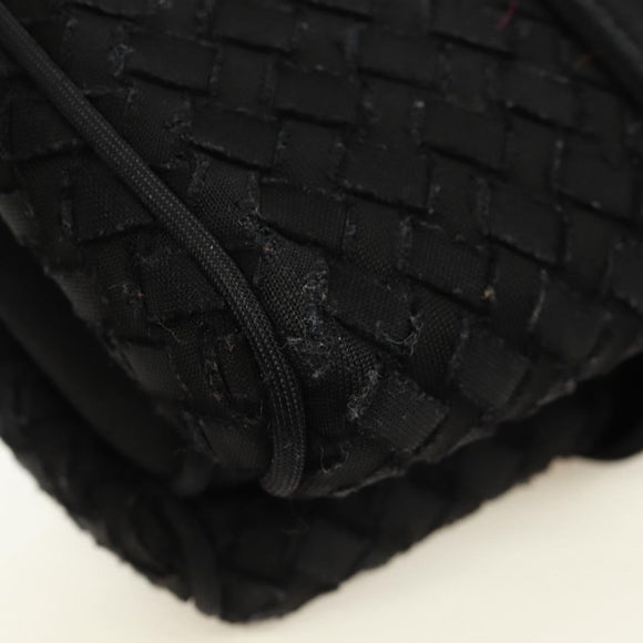 BOTTEGA VENETA INTRECCIATO Kettingschoudertas Zwart Auth 170936V