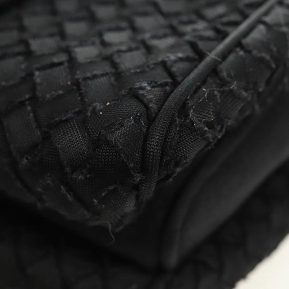 BOTTEGA VENETA INTRECCIATO Kettingschoudertas Zwart Auth 170936V