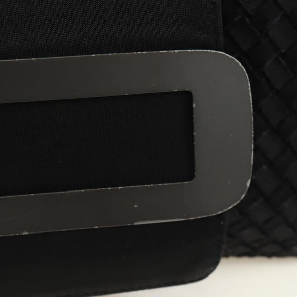 BOTTEGA VENETA INTRECCIATO Kettingschoudertas Zwart Auth 170936V