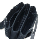 BOTTEGA VENETA INTRECCIATO Kettingschoudertas Zwart Auth 170936V-10