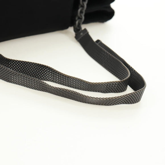 BOTTEGA VENETA INTRECCIATO Kettingschoudertas Zwart Auth 170936V