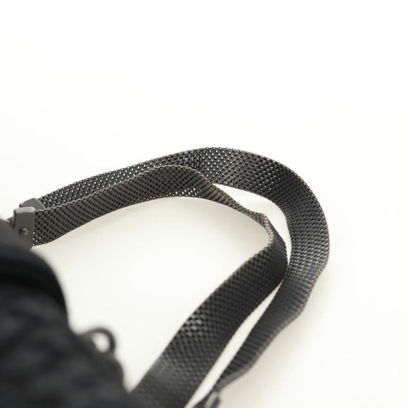 BOTTEGA VENETA INTRECCIATO Kettingschoudertas Zwart Auth 170936V