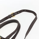PRADA Hand Bag Nylon 2way Khaki Gold Auth 170942-9