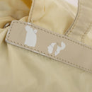 PRADA Rugzak Nylon Wit Zilver Auth 170947-9
