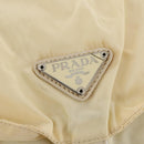 PRADA Rugzak Nylon Wit Zilver Auth 170947-20