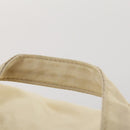 PRADA Rugzak Nylon Wit Zilver Auth 170947-15