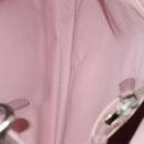 Christian Dior Canage Handtas Nylon Roze Zilver Auth 170948-11
