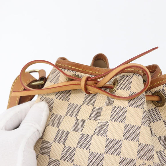 LOUIS VUITTON Damier Azur Noe BB Shoulder Bag N41220 LV Auth 170949A