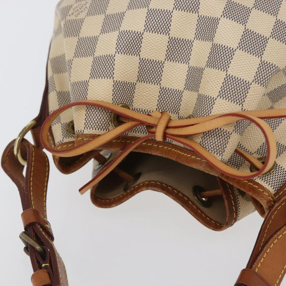 LOUIS VUITTON Damier Azur Noe BB Shoulder Bag N41220 LV Auth 170949A