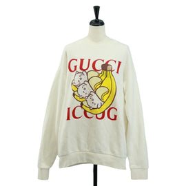 GUCCI Bananya Collaboration Sweatshirt cotton White Auth 170953M