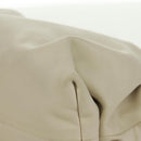 BOTTEGA VENETA Chain Shoulder Bag Leather White Gold Auth 170958V-15