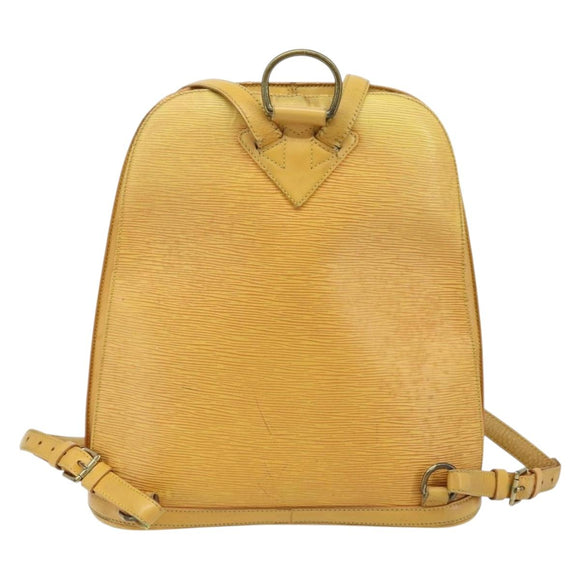 LOUIS VUITTON Epi Gobelins Backpack Yellow M52299 LV Auth 170960