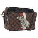 LOUIS VUITTON Damier Ebene Chapman Brothers Nile PM Tasche N42704 LV Auth 170961-1