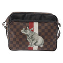 LOUIS VUITTON Damier Ebene Chapman Brothers Nile PM Tasche N42704 LV Auth 170961-13
