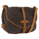 LOUIS VUITTON Monogram Saumur 30 Umhängetasche M42256 LV Auth 170962-1