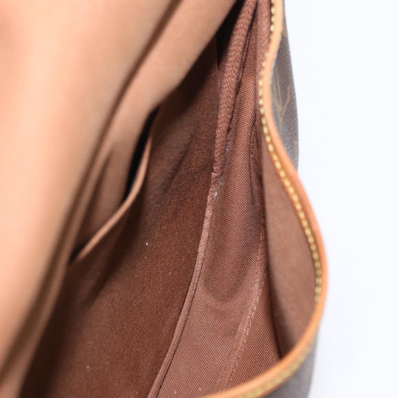 LOUIS VUITTON Monogram Saumur 30 Umhängetasche M42256 LV Auth 170962