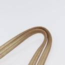 PRADA Hand Bag Leather Gold Auth 170966-14
